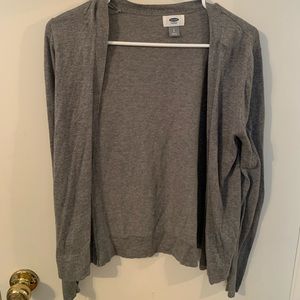 Gray Old Navy Cardigan